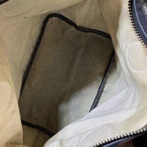 Vintage COACH Snake & Signature print Canvas City Tote w/ matching zipper pouch